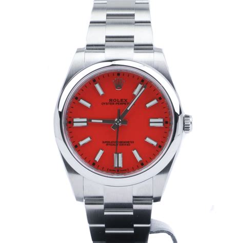 rolex oyster perpetual korallenrot|Oyster Perpetual watches.